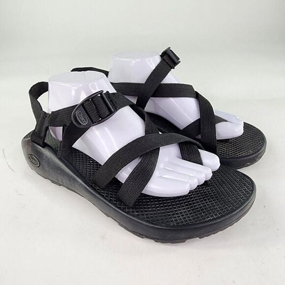 Chaco Men's Z/Cloud 2 Sandals US 12 Black Toe Loop Hiking Walking outdoors Shoes - Picture 6 of 10